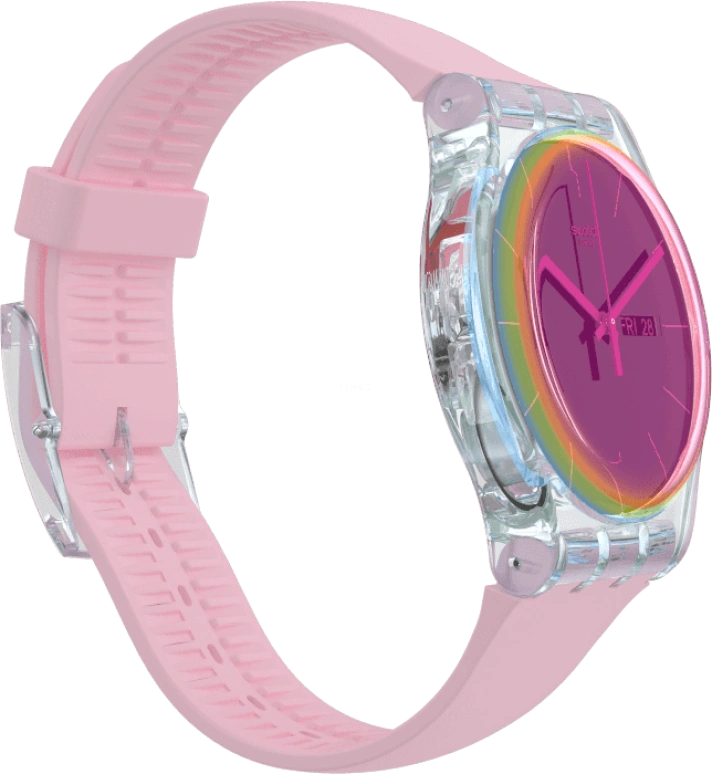 Swatch,Originals 41mm,41mm,Plastic,Pink Red,Red,SUOK710