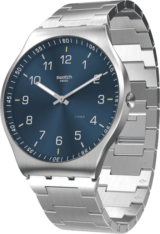 Swatch,SKIN ,Stainless Steel,Blue,SS07S106G