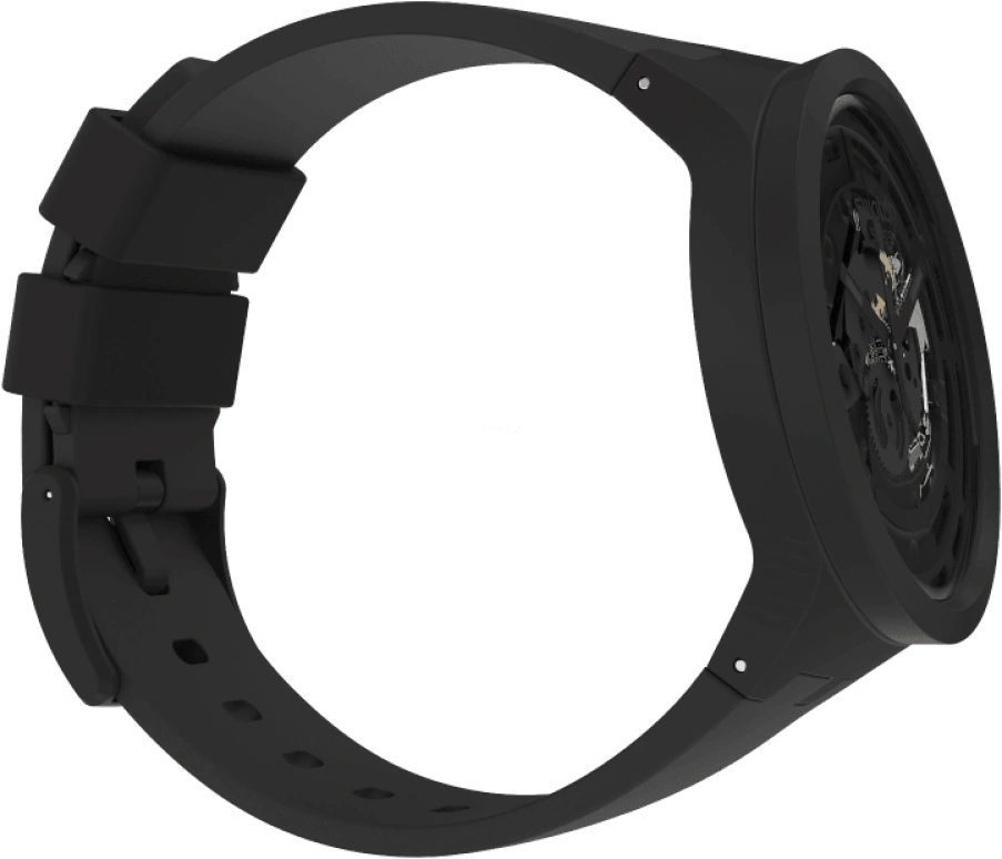 Swatch,Other 47mm,47mm,Bioceramic,Black,Skeleton,Quartz,Sapphire,Crystal Glass,Round,SB03B100