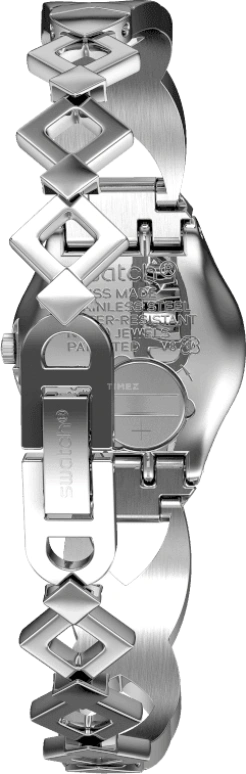 Swatch,IRONY 25mm,25mm,Stainless Steel,Silver White,YSS332G