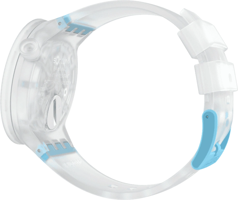 Swatch,THE BOLD 47mm,47mm,Plastic,White,SO27E105
