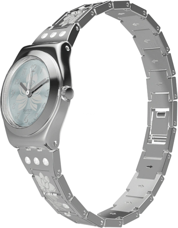 Swatch,IRONY 25mm,25mm,Stainless Steel,Blue,YSS222G