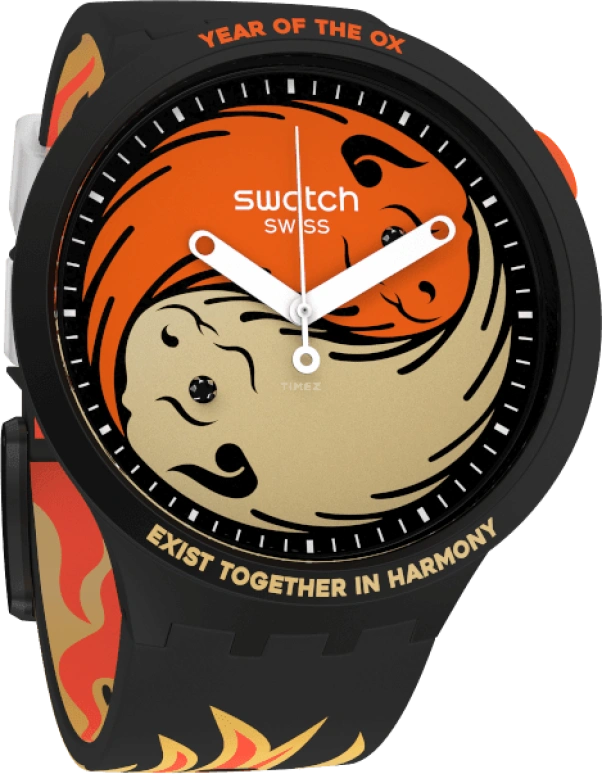 Swatch,THE BOLD 47mm,47mm,Plastic,SO27Z109