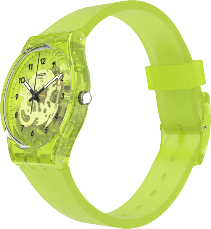 Swatch,Originals 34mm,34mm,Plastic,Green,GG227