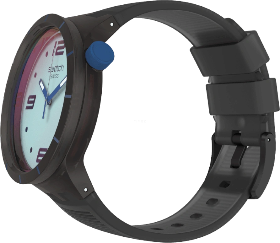 Swatch,Originals 47mm,47mm,Plastic,Sapphire,Crystal Glass,Closed,SO27B121