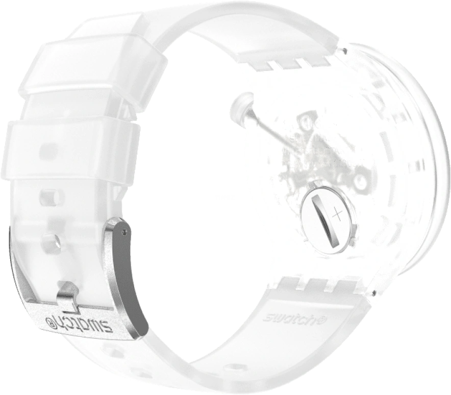 Swatch,CLEAR 47mm,47mm,Open,SB01K100
