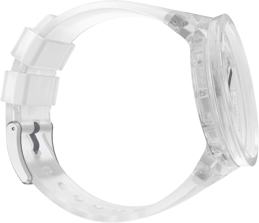 Swatch,THE BOLD 47mm,47mm,Plastic,Transparent,SO27E100