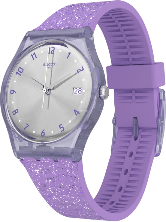 Swatch,Originals 34mm,34mm,Plastic,Silver,Open,GV400
