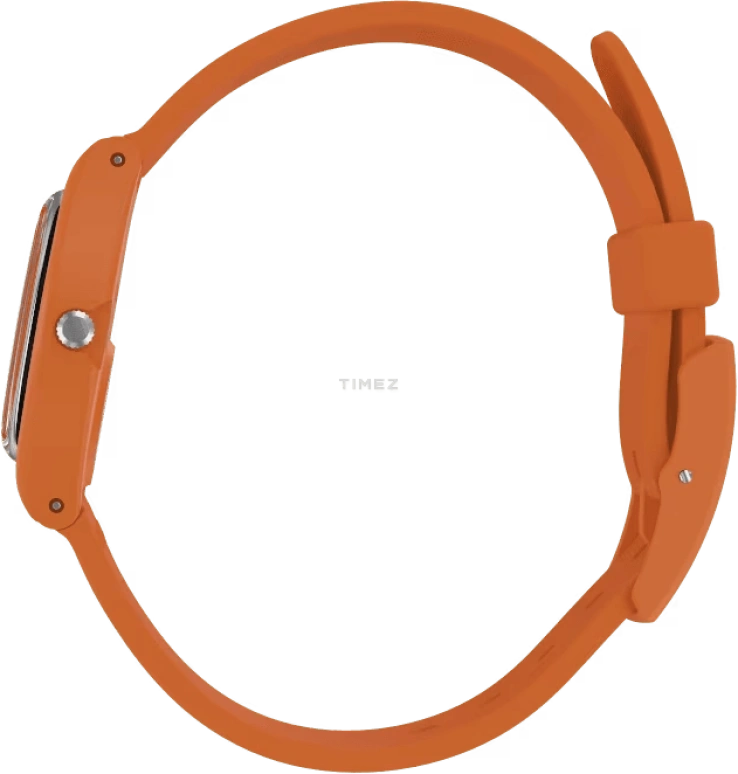 Swatch,Other 25mm,25mm,Plastic,White,Quartz,Tonneau,Orange,LO114
