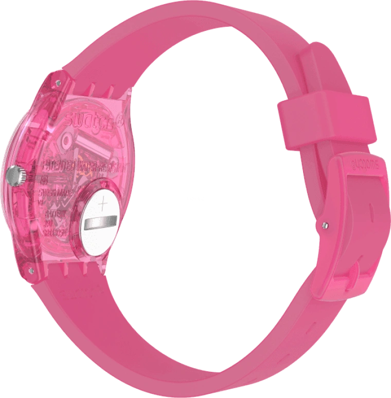 Swatch,Originals 34mm,34mm,Plastic,Pink,GP166