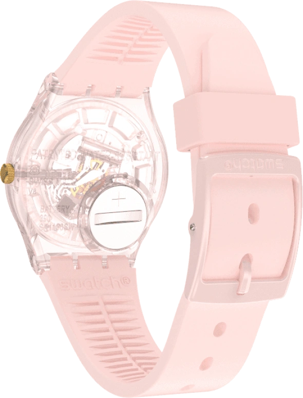 Swatch,Originals 34mm,34mm,Plastic,Pink,GP164