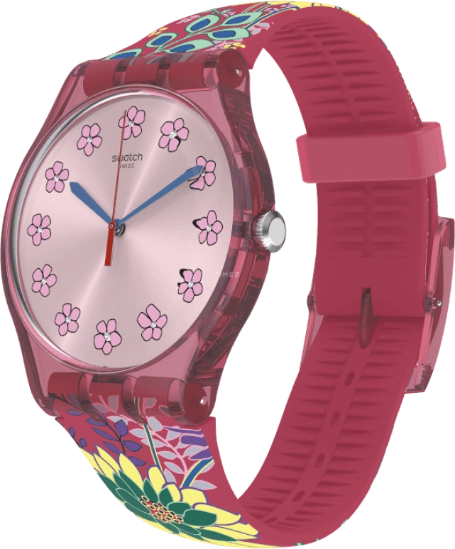 Swatch,Originals 41mm,41mm,Plastic,Pink,SUOP112