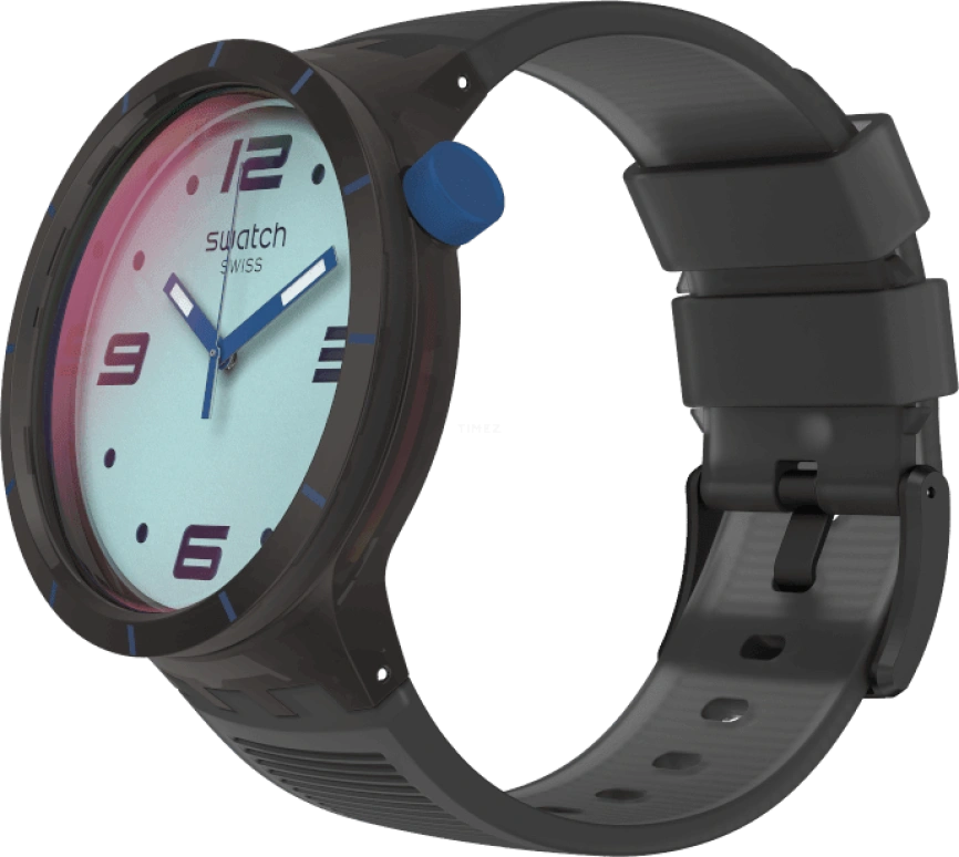 Swatch,Originals 47mm,47mm,Plastic,Sapphire,Crystal Glass,Closed,SO27B121