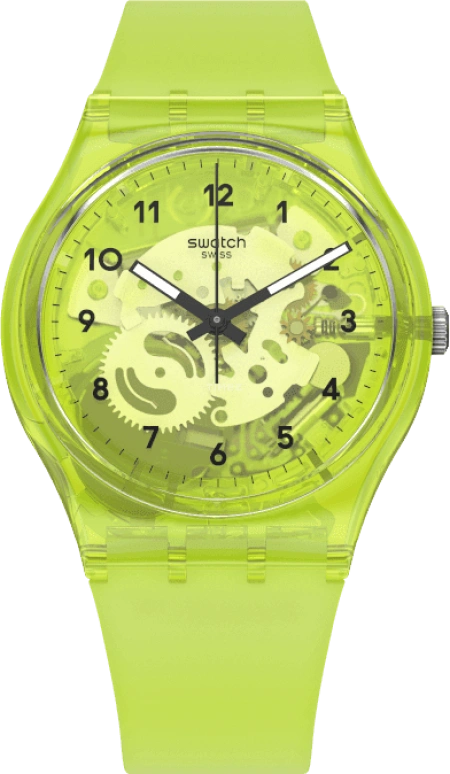 Swatch,Originals 34mm,34mm,Plastic,Green,GG227