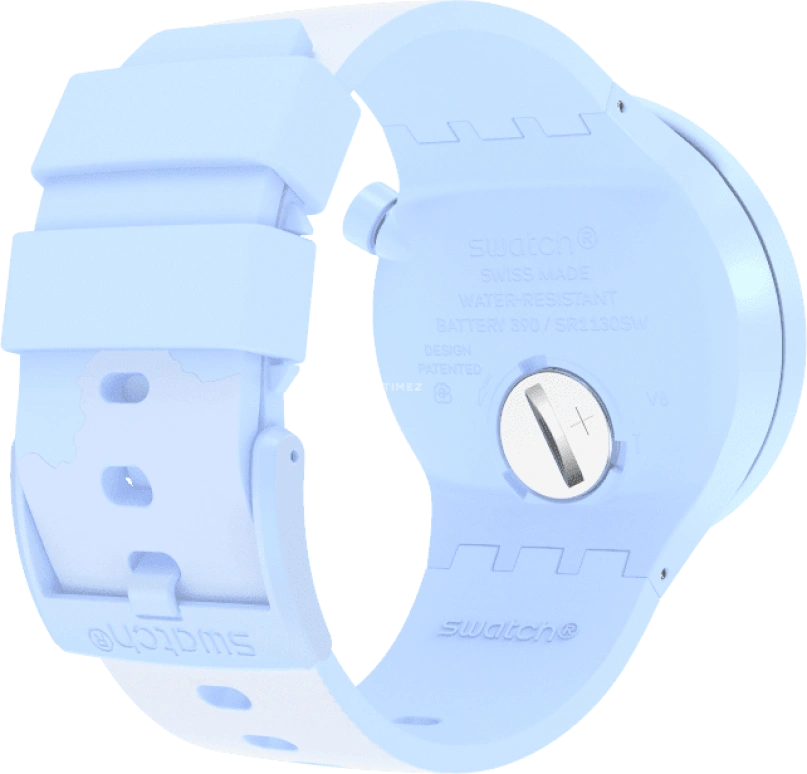 Swatch,THE BOLD 47mm,47mm,Bioceramic,Ceramic,Blue,Sapphire,Crystal Glass,SB03N102