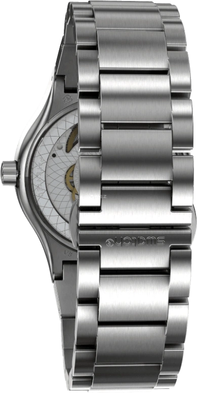 Swatch,IRONY 42mm,42mm,Stainless Steel,Black,Sapphire,Crystal Glass,Open,SY23S406G