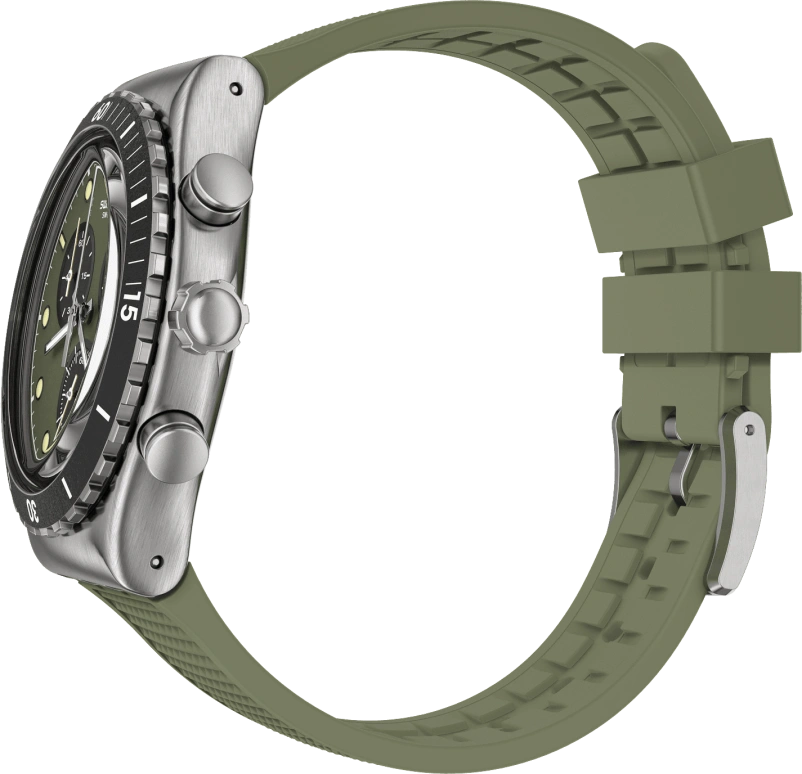 Swatch,IRONY 43mm,43mm,Stainless Steel,Green,YVS488