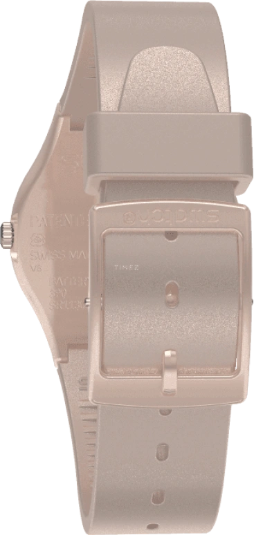 Swatch,Originals 34mm,34mm,Plastic,Pink,Sapphire,Crystal Glass,GP403