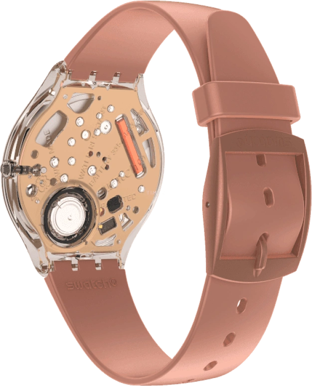 Swatch,SKIN 36.80mm,36.80mm,Plastic,Pink,SVOK108