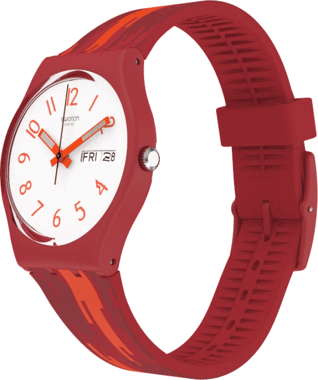 Swatch,Originals 34mm,34mm,Plastic,White,Closed,GR711