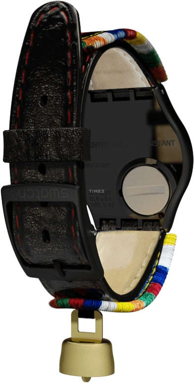 Swatch,Originals 34mm,34mm,Plastic,Black,GB285