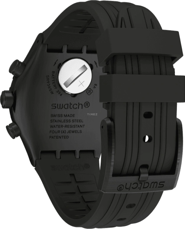 Swatch,IRONY 43x49mm,43x49mm,Black,YVB409