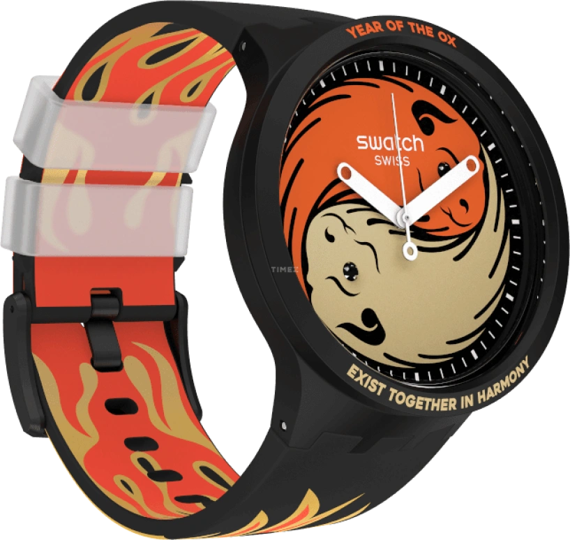 Swatch,THE BOLD 47mm,47mm,Plastic,SO27Z109