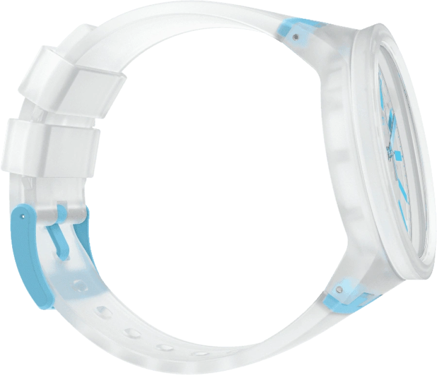 Swatch,THE BOLD 47mm,47mm,Plastic,White,SO27E105