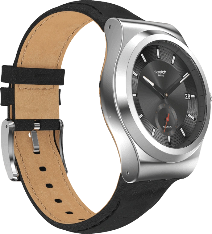 Swatch,IRONY 42mm,42mm,Black,Open,SY23S400