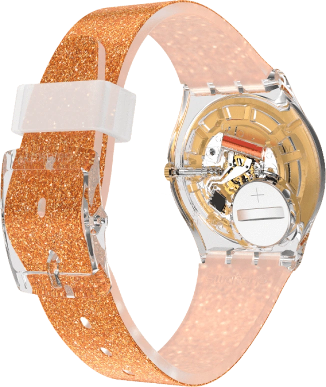 Swatch,Originals 34x39.20mm,34x39.20mm,Plastic,Orange,GE285