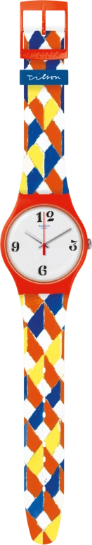 Swatch,Originals 41mm,41mm,Plastic,White,Sapphire,Crystal Glass,SUOZ312S