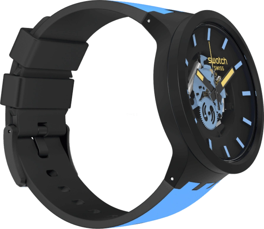 Swatch,THE BOLD 47mm,47mm,Black,SB03B108