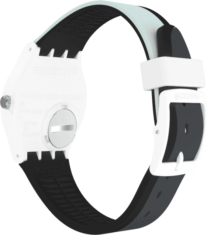 Swatch,Originals 34mm,34mm,Plastic,White,GW711