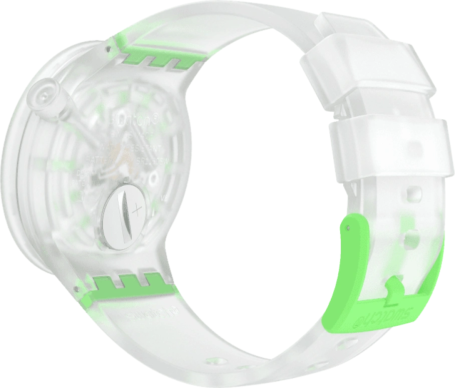 Swatch,THE BOLD 47mm,47mm,Plastic,White,SO27E104