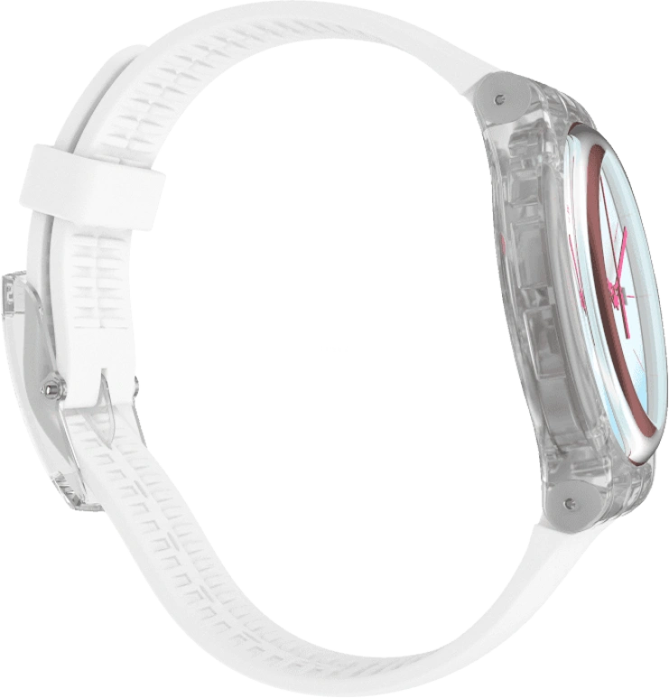 Swatch,Originals 41mm,41mm,Plastic,Blue,Pink,Sapphire,Crystal Glass,SUOK713