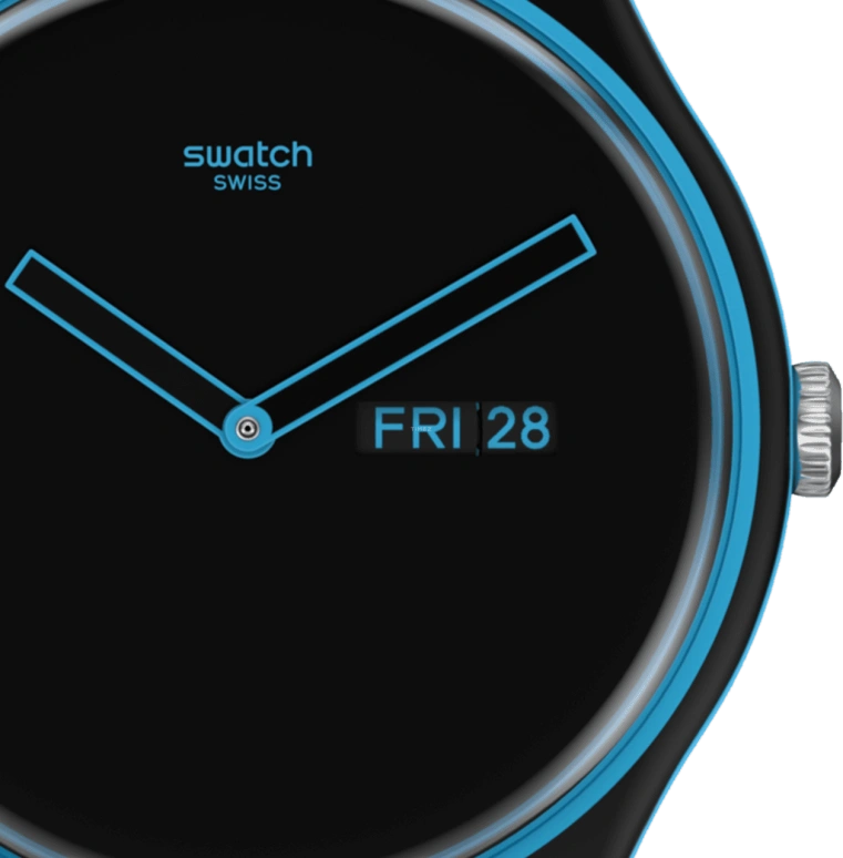 Swatch,Originals 41mm,41mm,Black,SO29S701