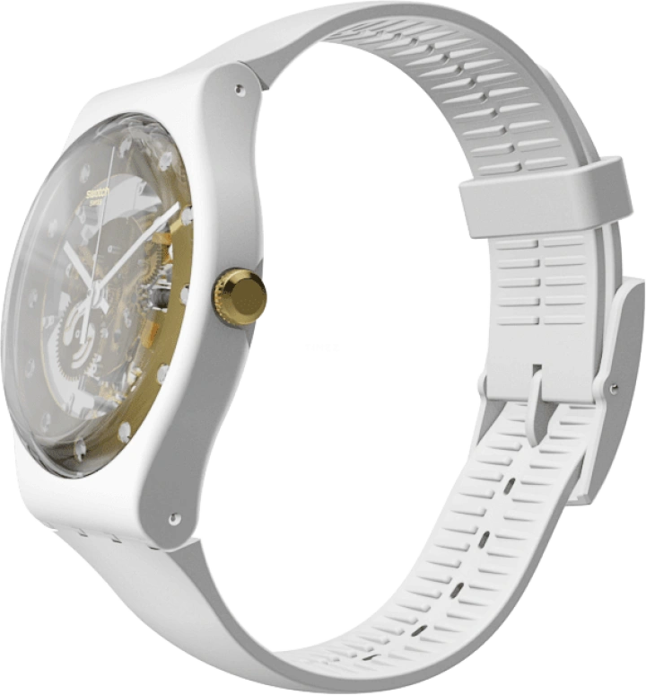 Swatch,Originals 41mm,41mm,Plastic,Yellow,SUOZ148