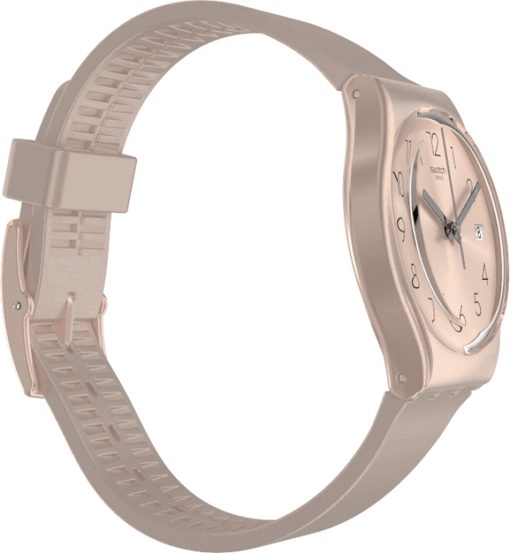 Swatch,Originals 34mm,34mm,Plastic,Pink,Sapphire,Crystal Glass,GP403