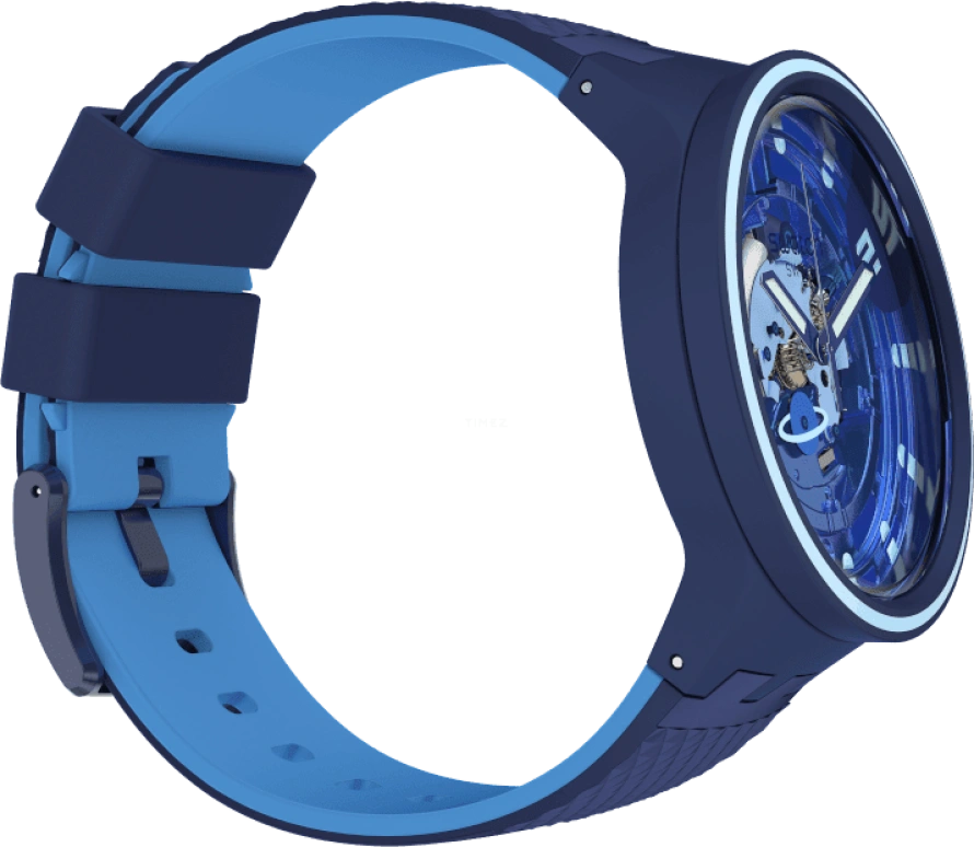 Swatch,Other 47mm,47mm,Sapphire,Crystal Glass,SB01N101