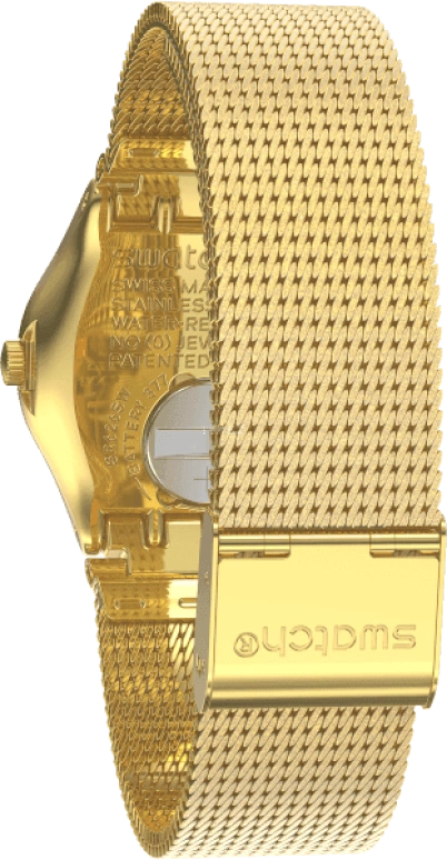 Swatch,IRONY 25x28.70mm,25x28.70mm,Gold,YSG167M