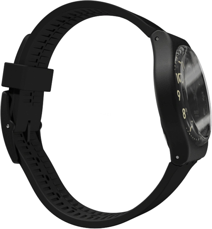 Swatch,Originals 34mm,34mm,Plastic,Black,Quartz,Round,GB274