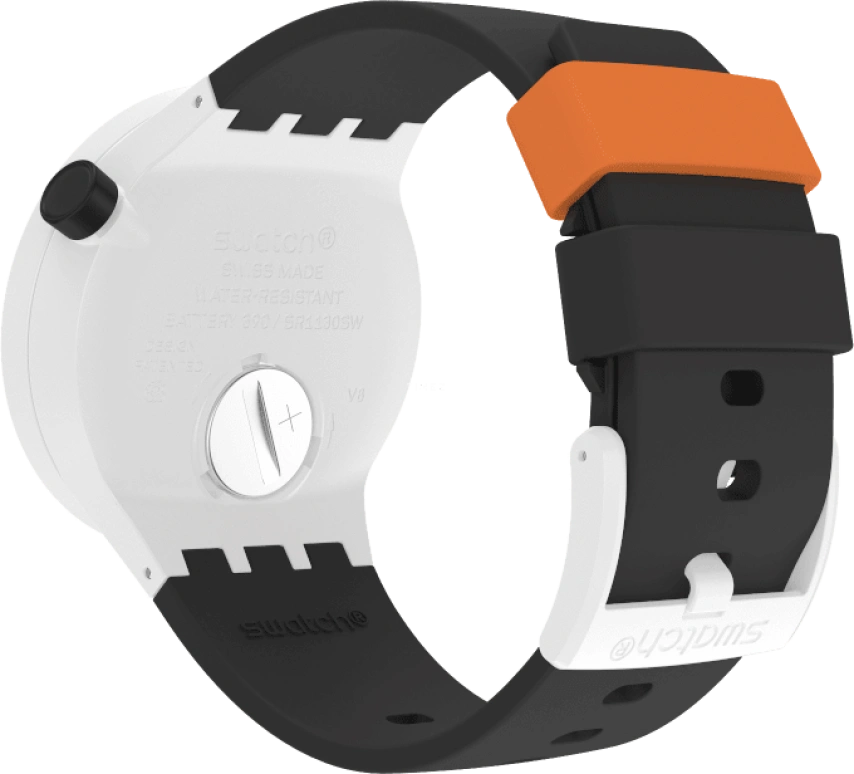 Swatch,THE BOLD 47mm,47mm,Bioceramic,Ceramic,Orange,SB03M104