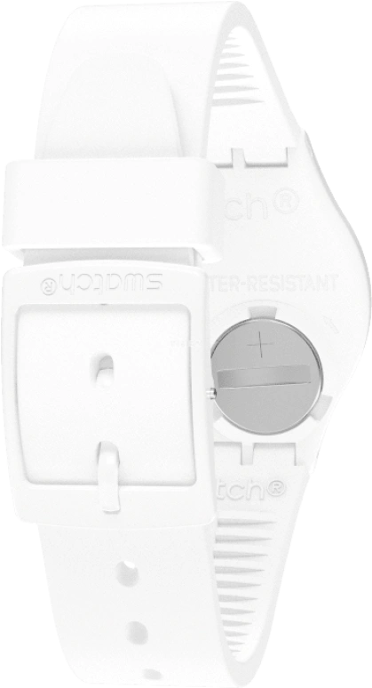 Swatch,Originals 39.20mm,39.20mm,Plastic,White,Sapphire,Crystal Glass,GW716