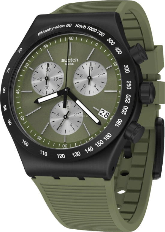 Swatch,IRONY 43x49mm,43x49mm,Green,YVB411