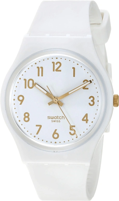 Swatch,Originals 34mm,34mm,Plastic,White,Quartz,Round,GW164