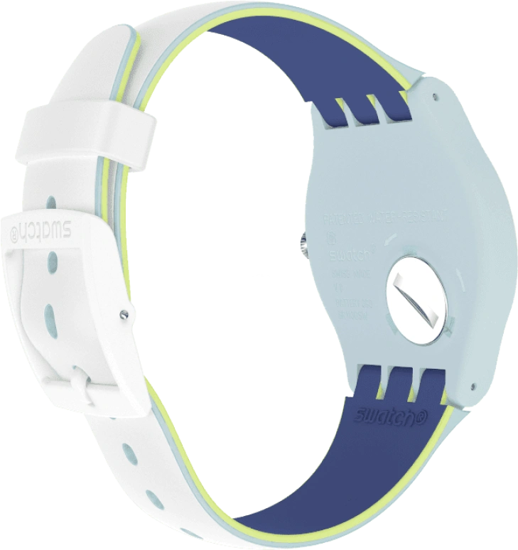 Swatch,Originals 41mm,41mm,Plastic,White,SUOS404