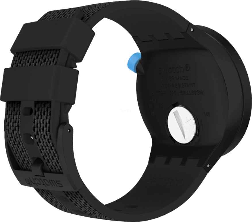 Swatch,THE BOLD 47mm,47mm,Plastic,Black,Sapphire,Crystal Glass,SO27B118