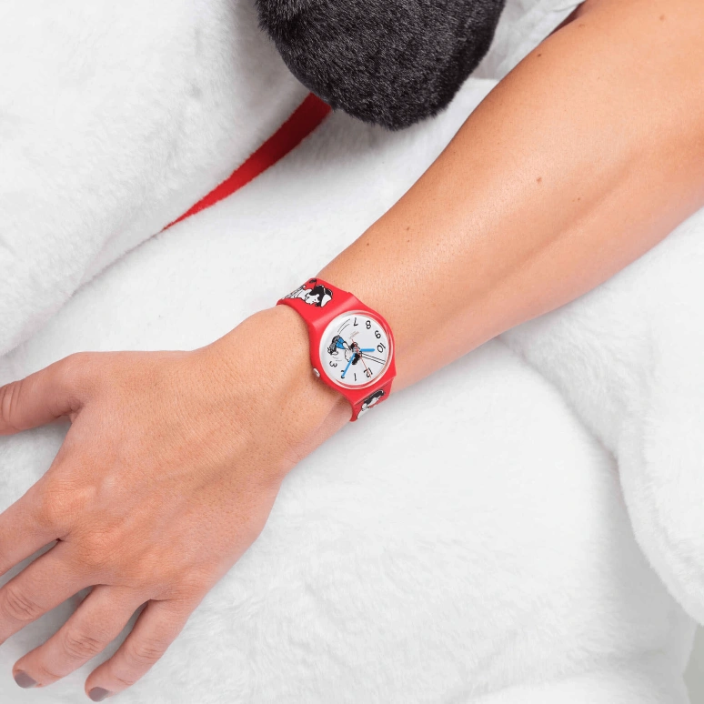 Swatch,Other 34mm,34mm,Bio-sourced,White,Quartz,Sapphire,Crystal Glass,Round,SO28Z106