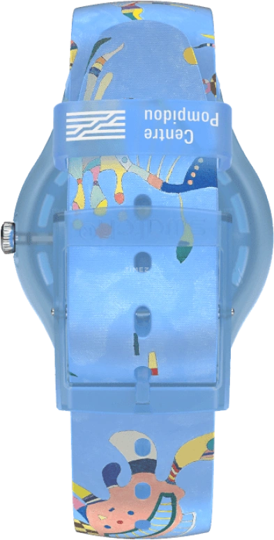 Swatch,Originals 41mm,41mm,Plastic,Blue,Quartz,Sapphire,Crystal Glass,Round,SUOZ342