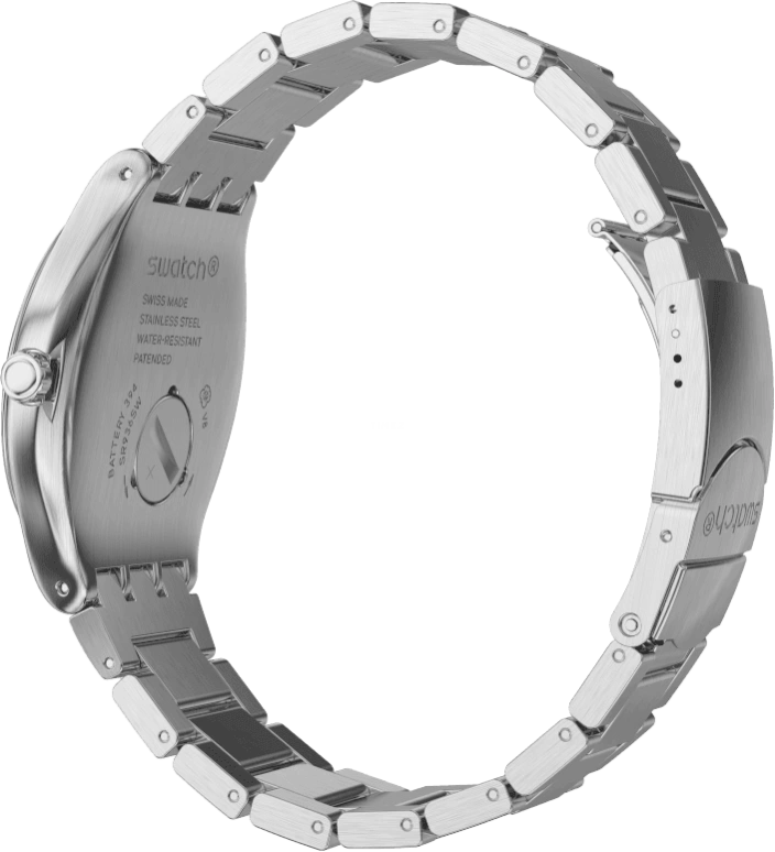 Swatch,IRONY 42.70mm,42.70mm,Stainless Steel,Black,YWS439G